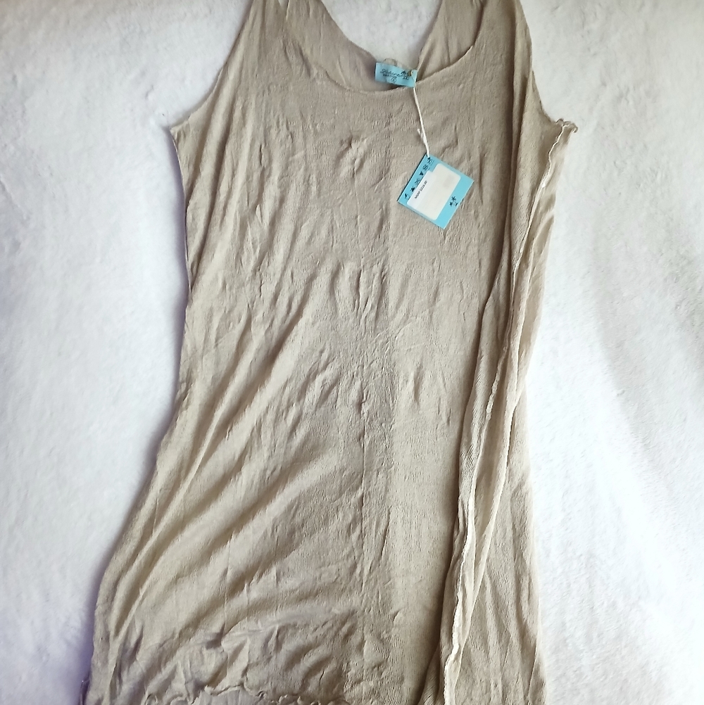Letarte Handmade HI High-Low Beach Coverup Size XL